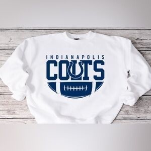 Colts Crewneck - white